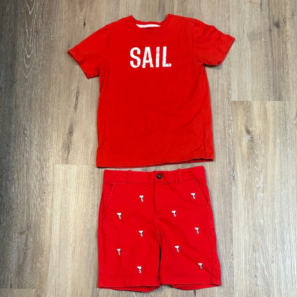 Janie and Jack T-shirt and Shorts Boys Bundle